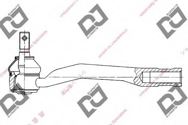 DJ PARTS DE1190 Наконечник поперечної кермової тяги