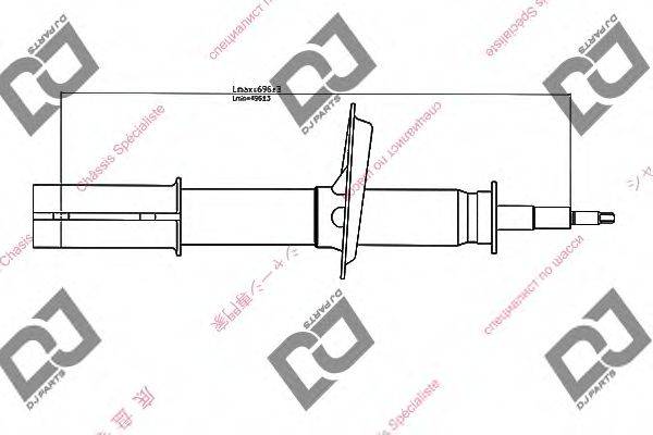 DJ PARTS DS1223GS Амортизатор