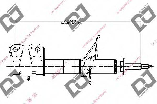 DJ PARTS DS1153GS Амортизатор