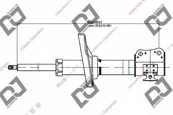 DJ PARTS DS1084GS Амортизатор