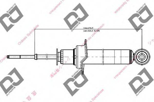 DJ PARTS DS1177GT Амортизатор