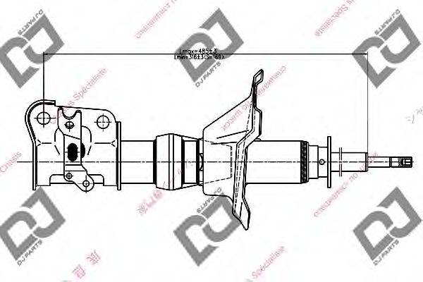 DJ PARTS DS1312GS Амортизатор