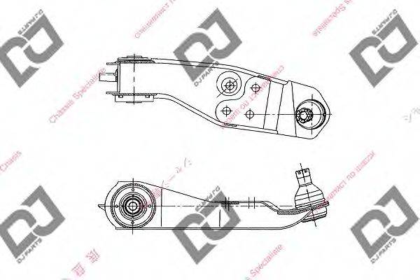 DJ PARTS DA1047 Важіль незалежної підвіски колеса, підвіска колеса