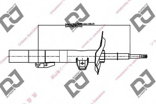 DJ PARTS DS1370GS Амортизатор