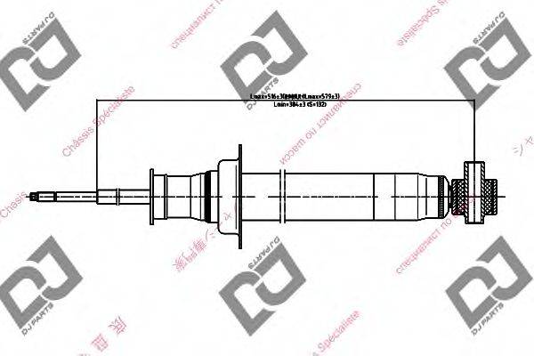 DJ PARTS DS1372GT Амортизатор