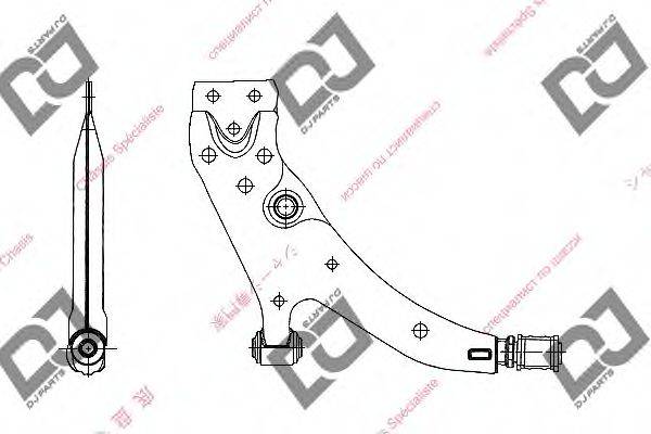 DJ PARTS DA1270 Важіль незалежної підвіски колеса, підвіска колеса