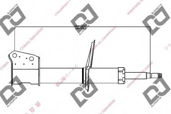 DJ PARTS DS1406GS Амортизатор