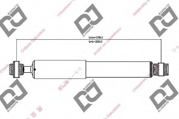 DJ PARTS DS1408GT Амортизатор