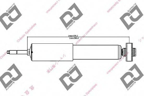 DJ PARTS DS1434GT Амортизатор