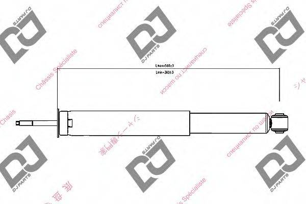 DJ PARTS DS1438GT Амортизатор