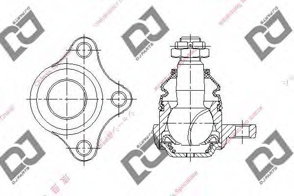 DJ PARTS DB1258 несучий / напрямний шарнір