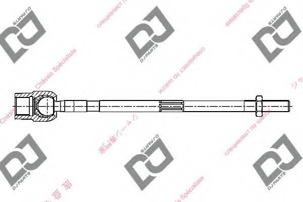 DJ PARTS DR1268 Осьовий шарнір, рульова тяга