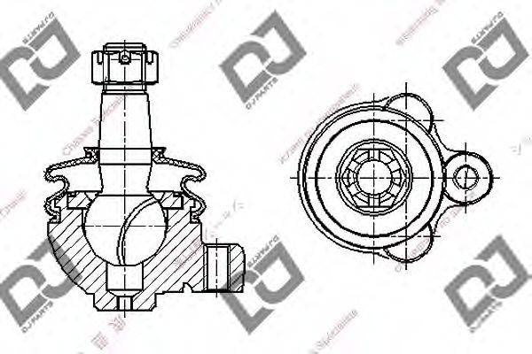 DJ PARTS DB1125 несучий / напрямний шарнір