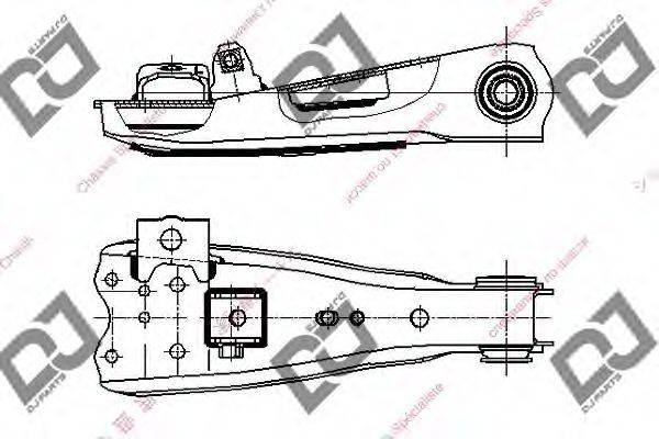 DJ PARTS DA1455 Важіль незалежної підвіски колеса, підвіска колеса