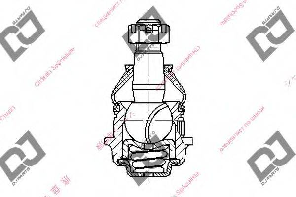 DJ PARTS DB1038 несучий / напрямний шарнір