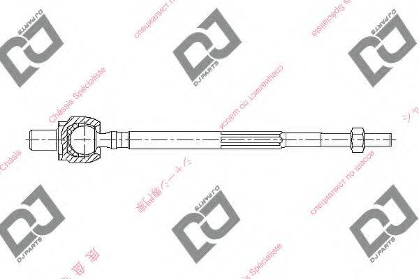 DJ PARTS DR1214 Осьовий шарнір, рульова тяга