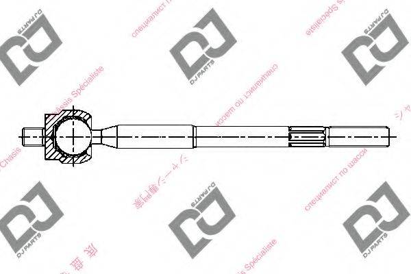 DJ PARTS DR1234 Осьовий шарнір, рульова тяга