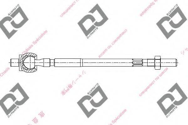 DJ PARTS DR1292 Осьовий шарнір, рульова тяга