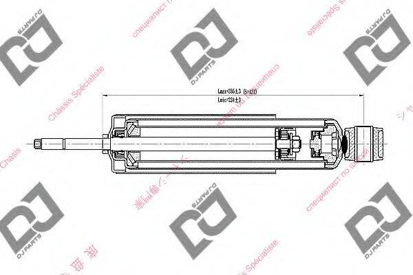 DJ PARTS DS1597HT Амортизатор