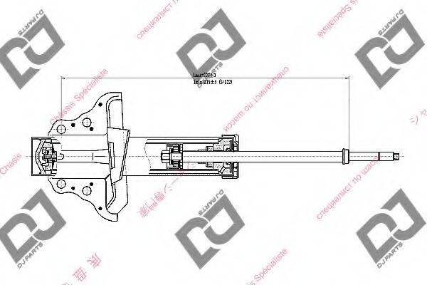 DJ PARTS DS1715GT Амортизатор