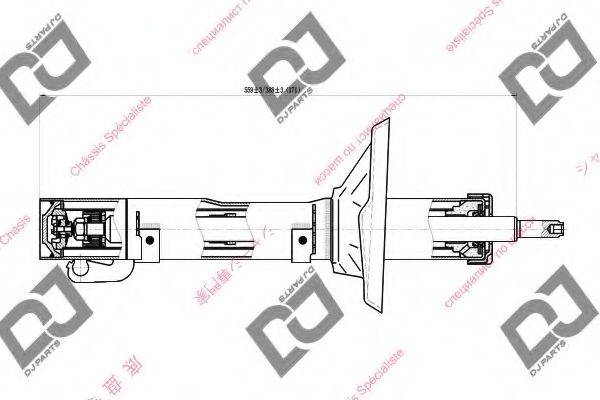 DJ PARTS DS1754GS Амортизатор