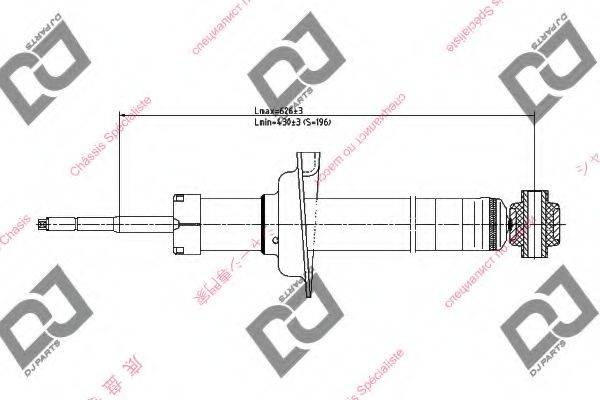 DJ PARTS DS3679GT Амортизатор