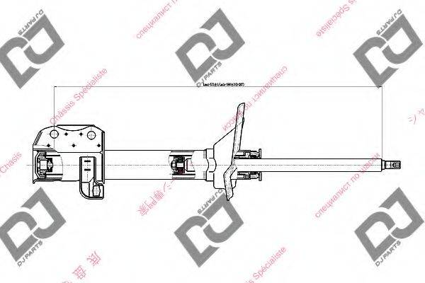 DJ PARTS DS1512GS Амортизатор