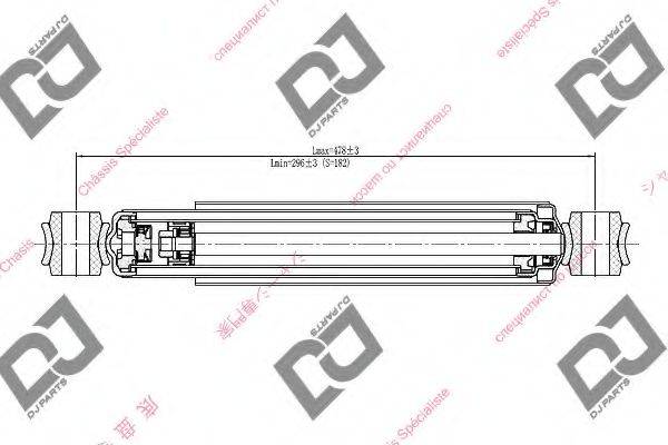 DJ PARTS DS1569HT Амортизатор