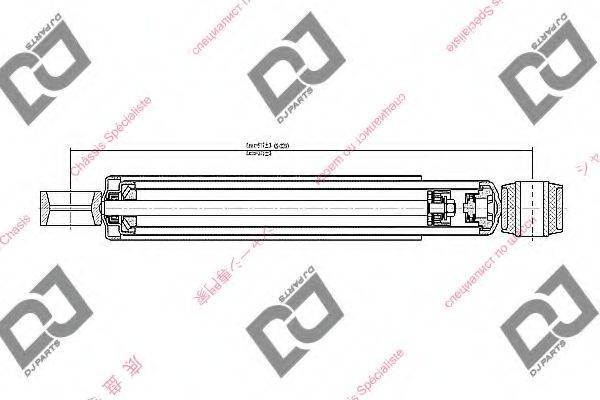 DJ PARTS DS1608HT Амортизатор