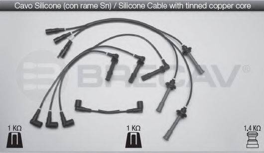BRECAV 01540 Комплект дротів запалювання