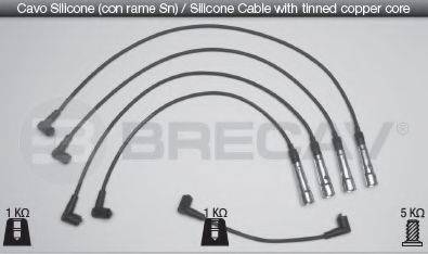 BRECAV 30501 Комплект дротів запалювання