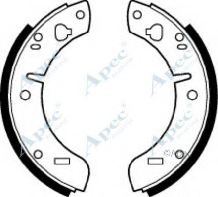 APEC BRAKING SHU112 Гальмівні колодки