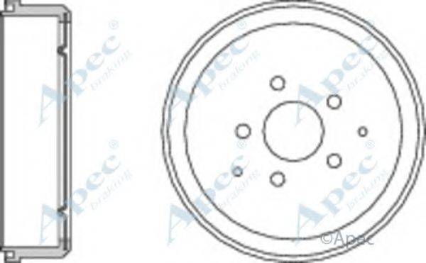 APEC BRAKING DRM9700 Гальмівний барабан