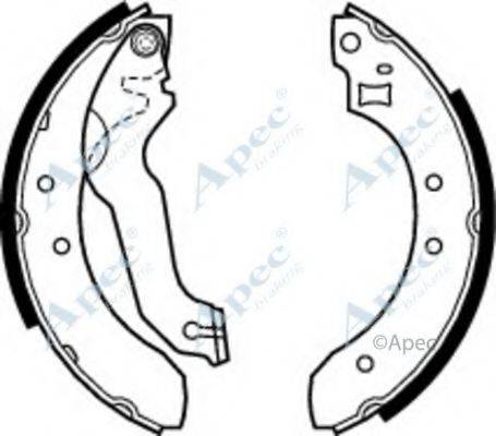 APEC BRAKING SHU313 Гальмівні колодки