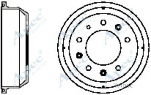 APEC BRAKING DRM9706 Гальмівний барабан