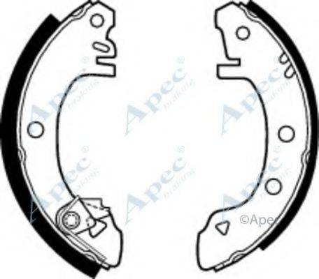 APEC BRAKING SHU372 Гальмівні колодки