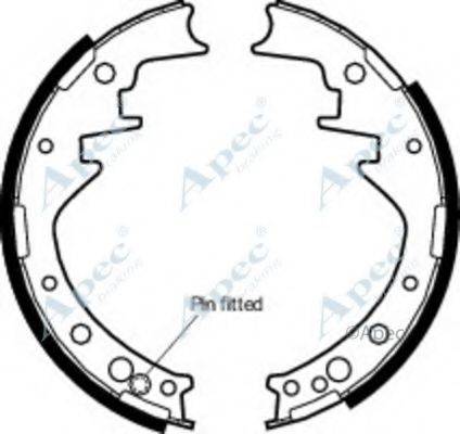 APEC BRAKING SHU402 Гальмівні колодки
