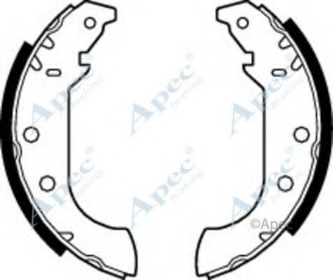 APEC BRAKING SHU412 Гальмівні колодки