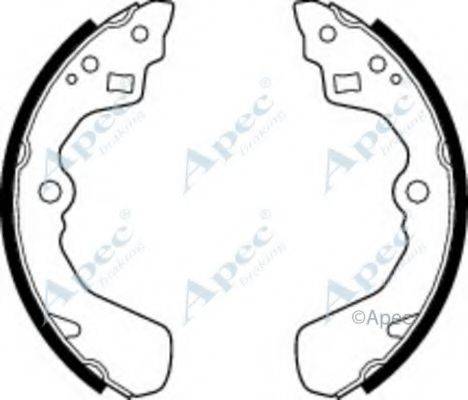 APEC BRAKING SHU483 Гальмівні колодки