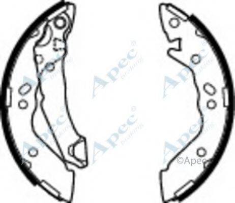 APEC BRAKING SHU590 Гальмівні колодки