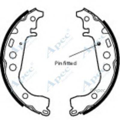 APEC BRAKING SHU592 Гальмівні колодки
