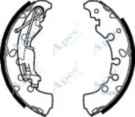 APEC BRAKING SHU697 Гальмівні колодки