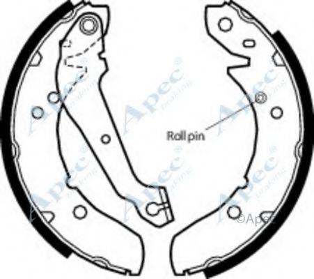 APEC BRAKING SHU310 Гальмівні колодки