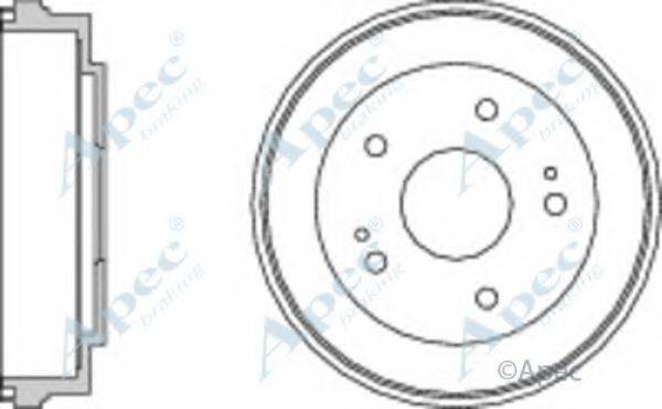 APEC BRAKING DRM9918 Гальмівний барабан