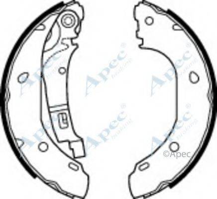APEC BRAKING SHU661 Гальмівні колодки