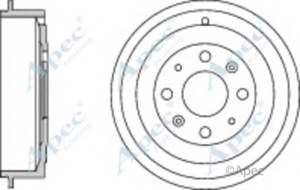 APEC BRAKING DRM9956 Гальмівний барабан