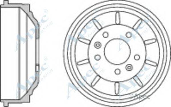 APEC BRAKING DRM9962 Гальмівний барабан