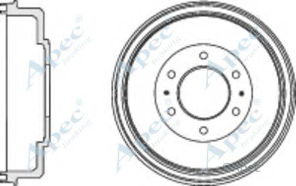 APEC BRAKING DRM9968 Гальмівний барабан