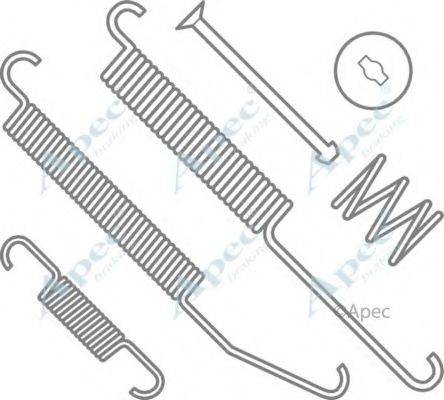 APEC BRAKING KIT2001 Комплектуючі, гальмівна колодка