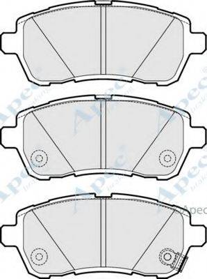 APEC BRAKING PAD1706 Комплект гальмівних колодок, дискове гальмо